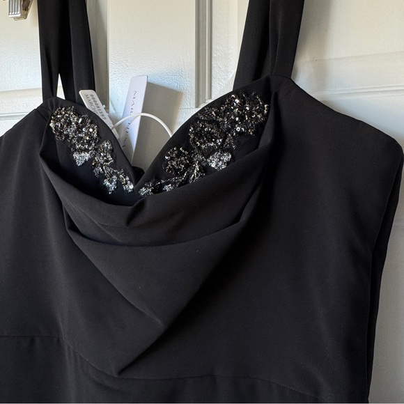 New Marchesa Norte Draped embellished crepe dress - Picture 9 of 13